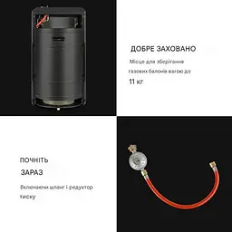 Газовий обігрівач камін Blumfeldt Andora Deluxe (10035406) - мініатюра 2