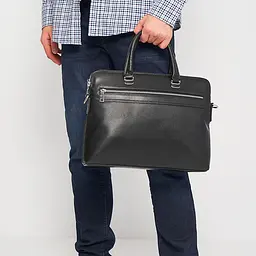 Чоловіча сумка Ricco Grande K117610-black 38.5х29.5х7 см Чорний - мініатюра 2
