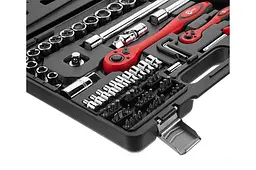 Набір ручного інструменту автомобільного Intertool ET-6072 1/4" 1/2" у наборі 72 предмети - мініатюра 5