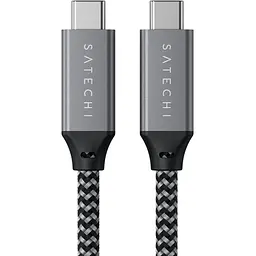 Кабель USB-C to USB-C Satechi Cable 100W Space Gray 0.25 м (ST-TCC10M) - мініатюра 5