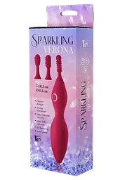 Вибратор Dream Toys Sparkling Verona, 18,5 см красный - миниатюра 6