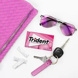 Жувальна гумка Trident Bubblegum Sugar Free Gum 12 шт - мініатюра 3