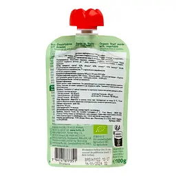Пюре Holle Power Parrot, з грушею, яблуком та шпинатом, 100 г - мініатюра 3
