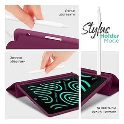 Чохол до планшета ArmorStandart Smart Fold Pen Samsung Galaxy Tab S10 FE+ Plum (ARM85559) - мініатюра 5