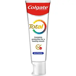 Зубна паста Colgate Total Whitening багатофункціональна антибактеріальна 75 мл - мініатюра 2
