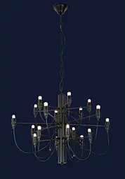 Люстра в стилі лофт Levistella 7728236-18 BK - мініатюра 2