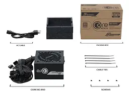 Блок живлення Seasonic CORE BC 850W 80+ Bronze (CORE BC-850 ATX31) - мініатюра 13