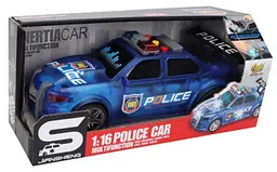 Іграшка CARS S Поліцейська машина синя 1:16 (CJ-4247839) (7120441)