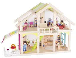 Ляльковий будиночок Goki Susibelle з внутрішнім двориком, 2 поверхи (51588G) - мініатюра 3