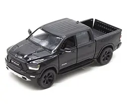Іграшкова колекційна машинка DODGE RAM KT5413W інерційна Чорний Kinsmart