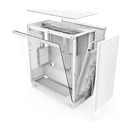 Корпус для ПК NZXT H7 Flow All White (CM-H72FW-01) - мініатюра 2
