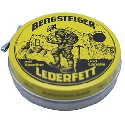 Засіб для просочення HEY-Sport для взуття Bergsteiger-Leather-Grease black 150 мл (20890000) - мініатюра 1