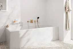 Змішувач для душу Hansgrohe DuoTurn E прихованого монтажу brushed bronze 75417140 - мініатюра 2