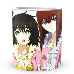 Кухоль GeekLand Steins Gate Брама Штейна Макісе Маюрі Фейріс SG 09 330 мл білий - мініатюра 2