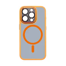Чехол для Apple iPhone 15 Pro, Unit MagSafe SE, оранжевый, с защитой камеры, магсейф, противоударный, магнитный, панель-накладка с MagSafe, с поддержкой беспроводной зарядки, TPU+PC, защита всего корпуса, ударопрочный, ArmorStandart (ARM75371)
