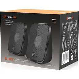 Акустична система REAL-EL S-25 USB Black (EL121100022) - мініатюра 8