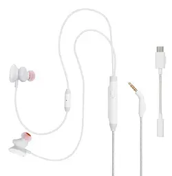 Навушники з мікрофоном JBL Quantum 50С JBLQTUM50CWHT White - мініатюра 4