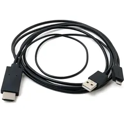 Перехідник MHL, microUSB (5pin) M, USB M-HDMI AM (1.8m) Extradigital (KBV1683) - мініатюра 1
