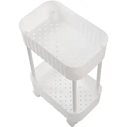 Етажерка Violet House Honeycomb 2-х ярусна біла (6021 Honeycomb 2 пол. WHITE 17*27*43 см) - мініатюра 3