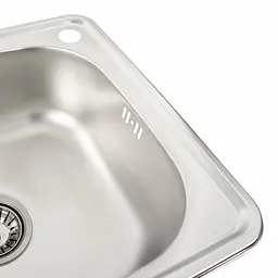 Кухонна мийка з нержавіючої сталі Platinum 4842 декор (0,6/160 мм), R, Decor - мініатюра 10