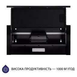 Витяжка телескопічна Minola HTLS 6634 BLF 1000 LED GLASS - мініатюра 4