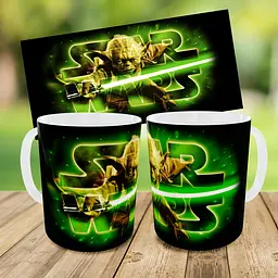 Набір: дитяча сумка-бананка+кружка Йода Star Wars 32х15см, бананка для хлопчика через плече на подарунок (00906) - мініатюра 3