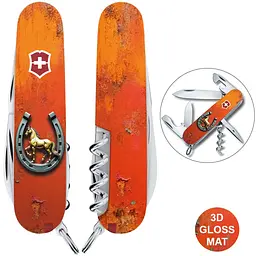 Складаний ніж Victorinox SPARTAN ZODIAC 3D Щаслива підкова 1.3603.Z5260hk - мініатюра 2