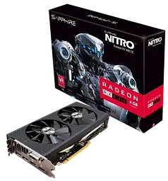 Відеокарта AMD Radeon RX 480 4GB Sapphire Nitro+ OC (11260-02) Б/В