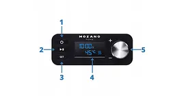 Сушарка для овочів фруктів ягід та снеків дегідратор Mozano PRO Food Dryer 450W - мініатюра 10