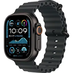 Смарт-годинник Apple Watch Ultra 2 49mm Black Titanium Case with Black Ocean Band (MX4P3) [114880] - мініатюра 1