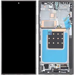 Дисплей Samsung S928 Galaxy S24 Ultra чорний, OLED, з рамкою, Titanium Black, Blue, Green