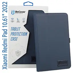 Чохол-книжка BeCover Slimbook для Xiaomi Redmi Pad 2022 10.61 Насичено-синій (708342) - мініатюра 2