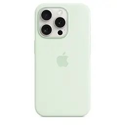 Силіконовий чохол CasePro Silicone Case з MagSafe Soft Mint для iPhone 15 Pro - мініатюра 3