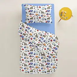 Дитяча постільна білизна в ліжечко СONSTRUCTION TRUCKS CS2 COSAS (4822052119075) - мініатюра 2