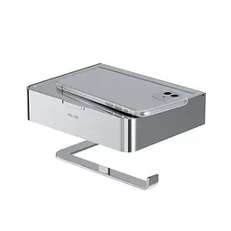 Тримач туалетного паперу з коробкою AM.PM Inspire 2.0 хром A50A341500 Хром - мініатюра 7