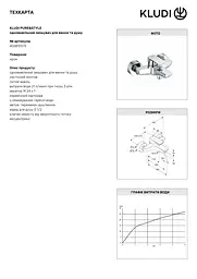 Змішувач для ванни Kludi Pure&Style 406810575 - мініатюра 2