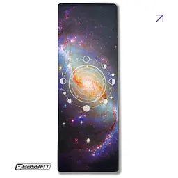 Килимок для йоги EasyFit Light VioletMoon (замша-каучук) - мініатюра 2