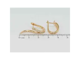 Сережки Xuping англійська застібка Позолота 18K Декоративні 177221 - мініатюра 2