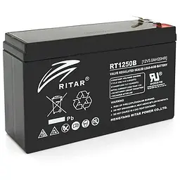 Батарея до ДБЖ Ritar AGM RT1250, 12V-5Ah (RT1250BL)