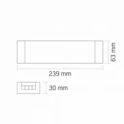 Блок живлення для LED стрічки VIDEX DC12V 33.3A 400W IP20 (VL-LST-P400-12V) - мініатюра 7
