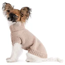 Светр для собак Pet Fashion Sam M бежевий (PR442454) - мініатюра 4