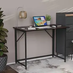 Стіл розкладний Моріс Ferrum-decor 750x1000x600 Чорний метал ДСП Венге Магія 16 мм (FRD-105402)