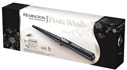 Плойка Remington Pearl Tong, 300 Вт, D-32 мм, 130-210 С, дисплей, кераміка, чорний - мініатюра 4
