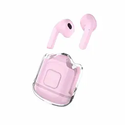 Навушники бездротові Bluetооth TWS Air 31 з боксом для заряджання Pink (16502) - мініатюра 2