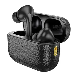 Бездротові вакуумні навушники Hoco Duke EQ9 Plus, true wireless, ANC, Noise Reduction, BT headset, BT5.3, 40mAh, 300mAh, 7h, 28h, black - мініатюра 2