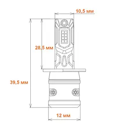 Світлодіодна лампа Nextone L7 H3 6000K Nextone (НФ-00001702) - мініатюра 3