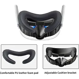 Маска VRKOOBI Adjustable Face Replacement для Meta Quest 3 Black [141633] - мініатюра 3