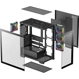 Корпус Deepcool CG580 4F V2 Black (R-CG580-BKADA4-G-2) - мініатюра 13
