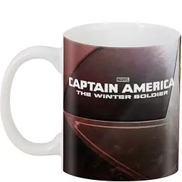 Кухоль GeekLand Captain America щит CA.02.035 зимовий солдат 330 мл білий - мініатюра 3