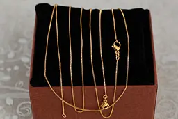 Цепь Xuping Jewelry веницианка 35 см 0.8 мм золотистая